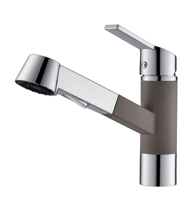 Faucet With Shower Pull Out Faucet For Kitchen Sink Single Handle Square Pull Out Kitchen Faucet