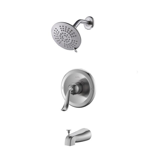 American Classical Style Brushed Nickel Shower Faucet Best Shower Faucets