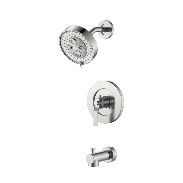 Brushed Nickel Shower Faucet Single Handle Shower Faucets