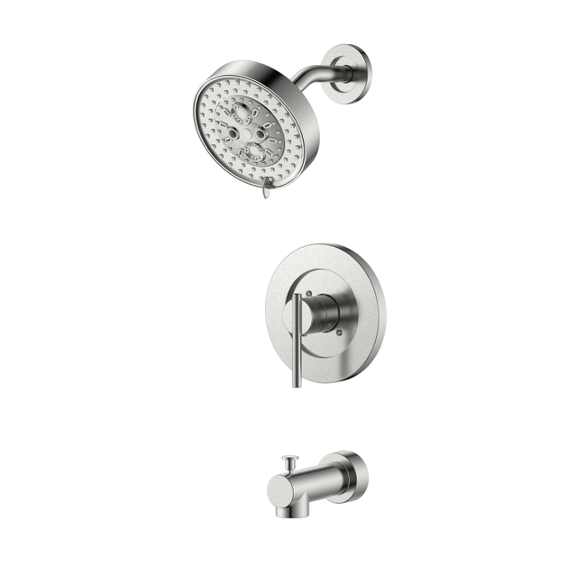 Single Handle Shower Faucet Brushed Nickel Shower Faucet
