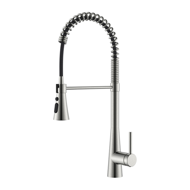 Brushed Nickel Kitchen Faucet Touchless Kitchen Faucets