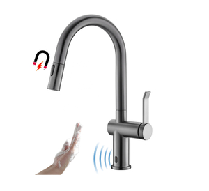Automatic Kitchen Sink Mixer Pull Down Touchless Faucet Sensor European Style Smart Kitchen Faucet