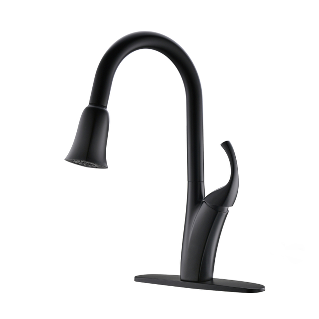 Classic Style Blackl Kitchen Faucet Pull Down Kithchen Faucet 