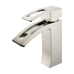 Square Waterfall Bathroom Faucets Brushed Nickel Bathroom Faucets