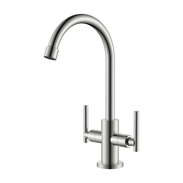 Kitchen Faucet Brushed Nickel Two Handle Kitchen Faucet