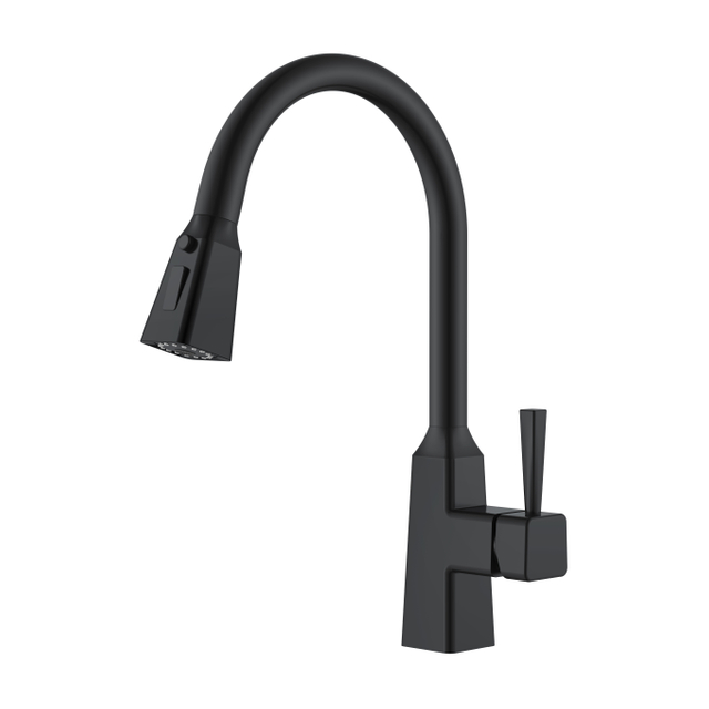 Square Kitchen Faucet Modern Pull Down Black Kithchen Faucet