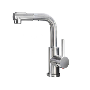 Sus304 Lever Tap Single Handle Bathroom Faucet Pull Out Bathroom Sink Faucet