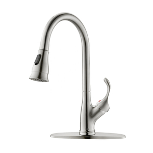 Kitchen Faucet 3 Ways Faucet 2-Function Brushed Nickle Premium Pull Down Kitchen Faucet